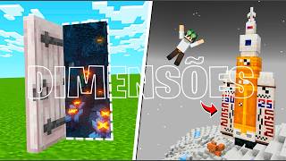 Novas DIMENÇÕES COSTUMIZADAS que você não vai acreditar no Minecraft Bedrock