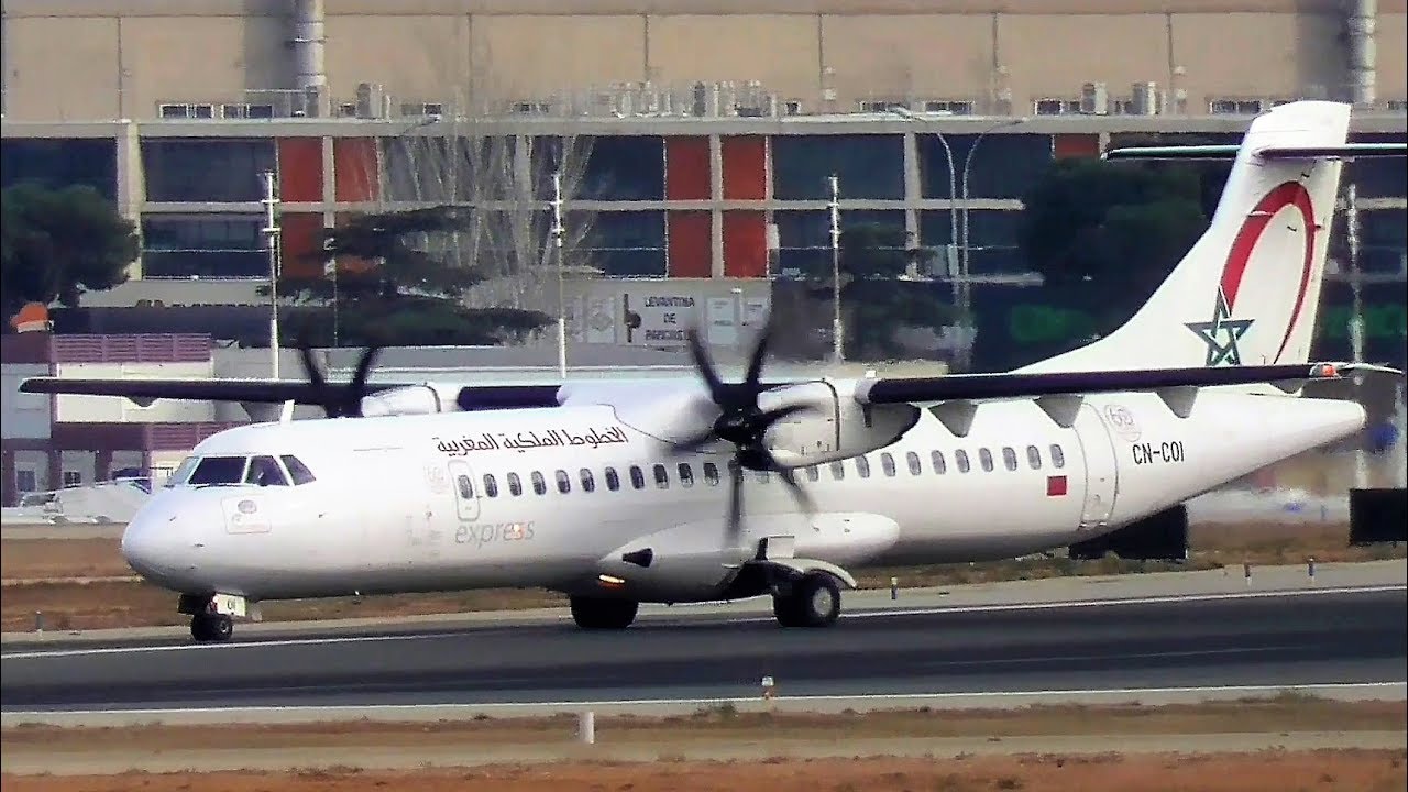 Atr Ram Royal Air Maroc Express ATR 72 (CN-COI) - YouTube