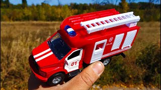 Пожарная машинка моделька Газон Некст Технопарк. Распаковка и обзор масштабной модели. Про машинки!