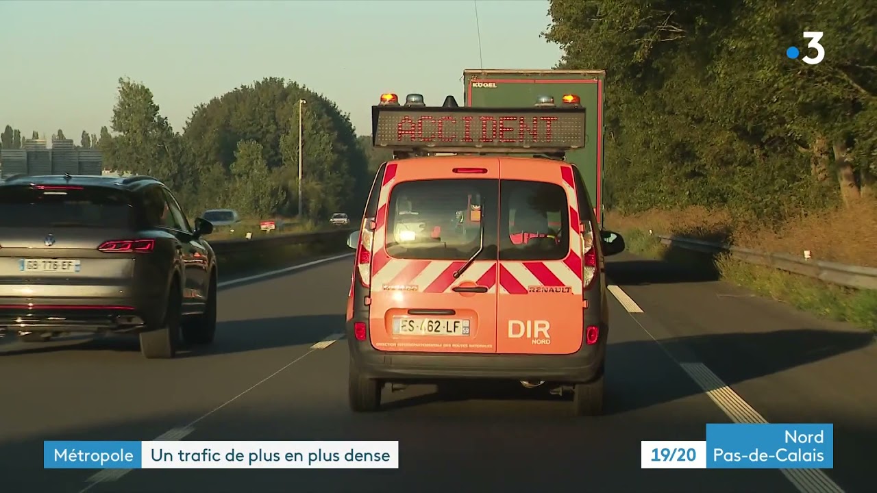 Retour des problèmes de trafic routier, de plus en plus dense dans la métropole lilloise.