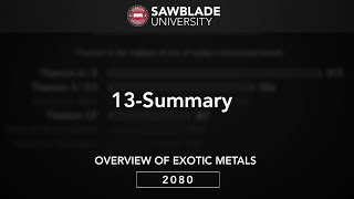 2080 – 13 – Summary