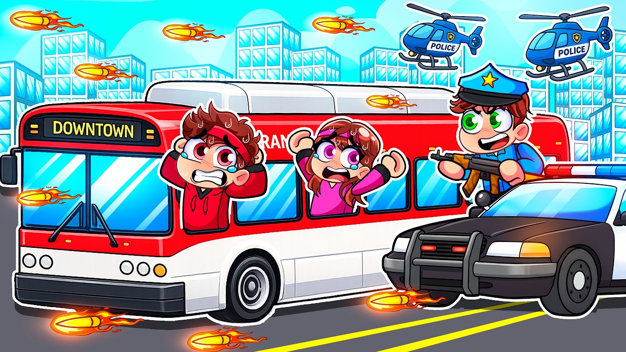 Nous avons utilisé un BUS pour échapper à la police dans GTA 5 !