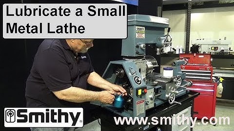 How to Lubricate a Small Metal Lathe - Shown on the Granite 3-in-1 Machine
