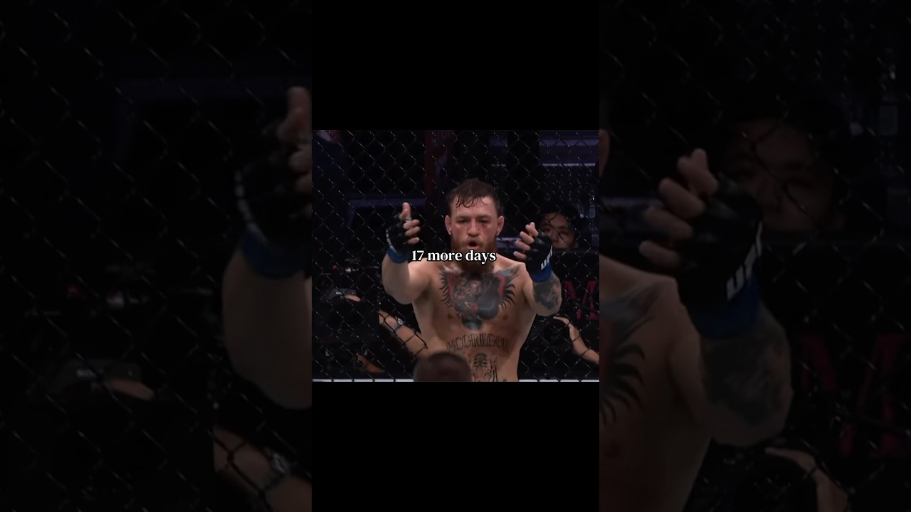 17 more days…. 🍀#ufc #ufcfighter #mma #conormcgregor #mcgregor #conormcgregorufc #mcgregorufc