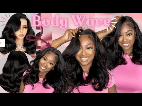 The Perfect BodyWave look without the work! GLUELESS 6x5 BodyWave Wig Ft. Arabella Hair