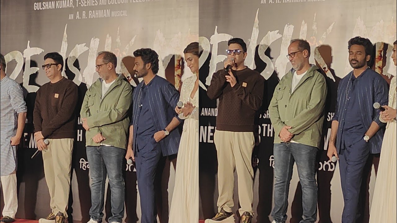 Tere Ishq Mein Trailer Launch Event | Kriti Sanon,Dhanush,Aanand L Rao, Bhushan Kumar bhi