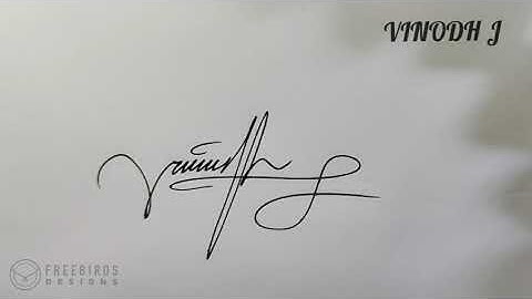 Signature Tutorial of Paid Customer | +91 8304091383 whatsapp/telegram/freebirdsdesigns1@gmail.com