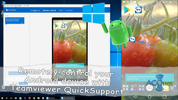 How to remotely control Android device with TeamViewer QuickSupport
