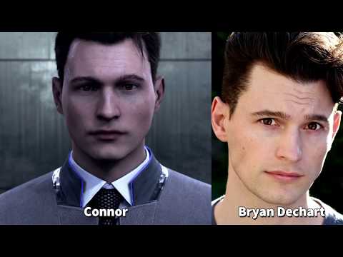 Detroit Become Human Character Actors Models Youtube