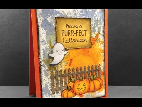 Carte Halloween concours Popi Scrap paper mache