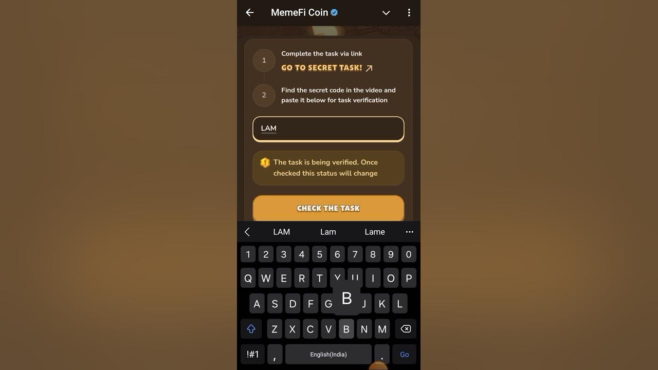 Memefi code secret task youtube