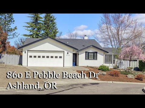 860 E Pebble Beach Dr, Ashland, OR home video tour
