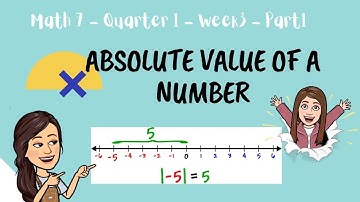 Math 7 ll Quarter 1 - Week 3 - Part 1 ll Absolute Value Of A Number l Acute Angels TV