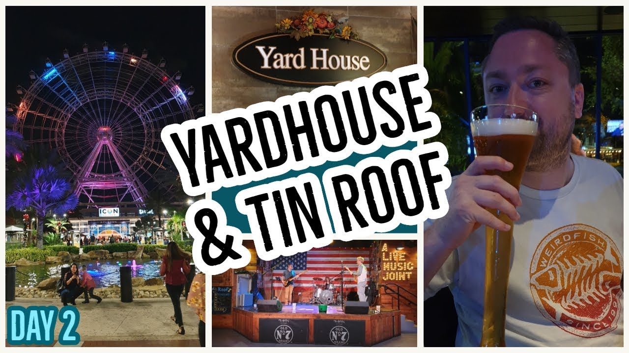 Yardhouse and Tin Roof at ICON Park | Florida with Friends 2018