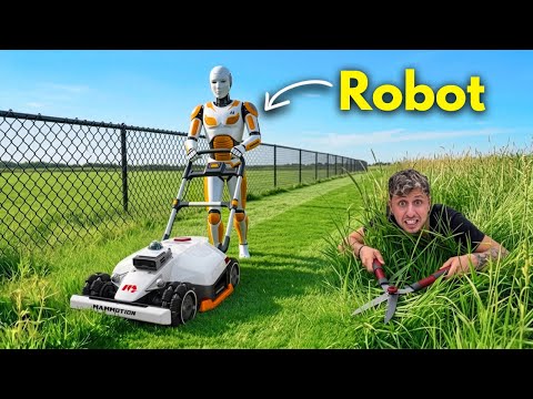 My new ROBOT helper at the abandoned plot! (Luba 3 AWD)