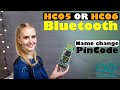 Arduino Hc-05 | Hc-06 Bluetooth Pin Code and Name changing  | Bluetooth module AT commands