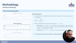 Nonlinear dynamics using hybrid decomposition-recurrent neural networks