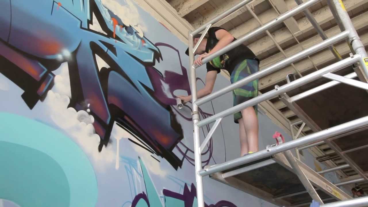 'Veil of Anonymity' by Ironlak Family - Adelaide 2013.