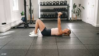 2DB Floor Press to Tricep Extension
