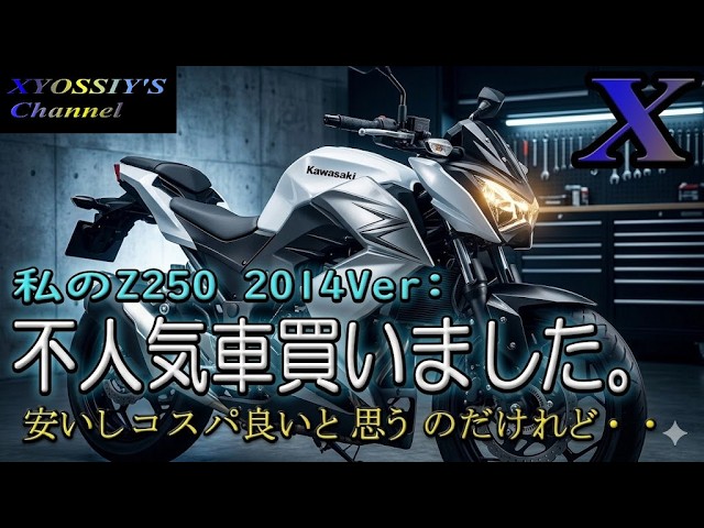 KAWASAKI Z250 2014] I bought an unpopular model. ~A replacement