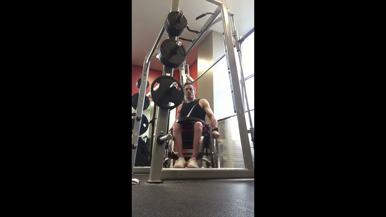 Wheelchair Wide Grip Pull Ups YouTube
