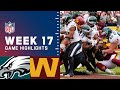 Eagles vs. Washington Football Team Week 17 Highlights | NFL 2021