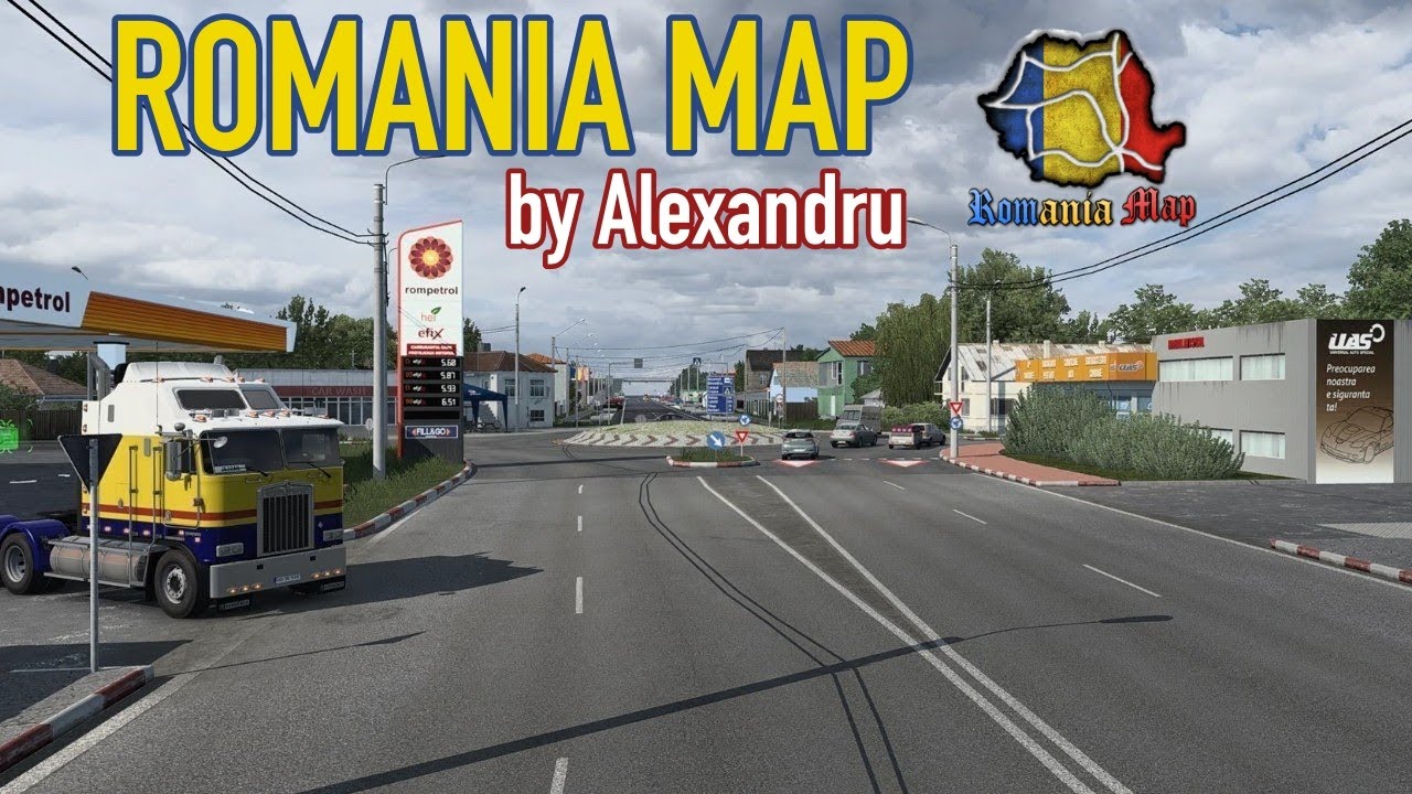Romania Map By Alexandru 0 3d Update For Euro Truck Simulator 2 1 40 Kenworth K 100 E Youtube
