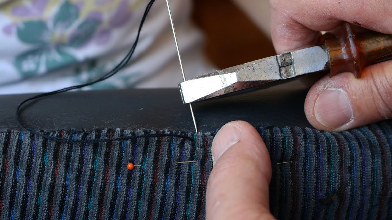 Honda Civic - Hand Sew a Broken Seam - YouTube