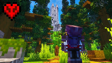 I Built a CUSTOM FOREST In Minecraft Hardcore