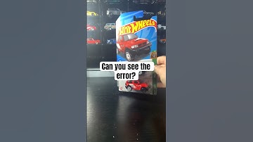 Can you see the error? #collector #diecast #hotwheels