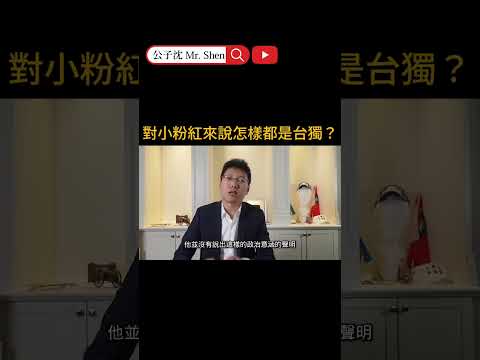 对小粉红来说怎样都是台独？