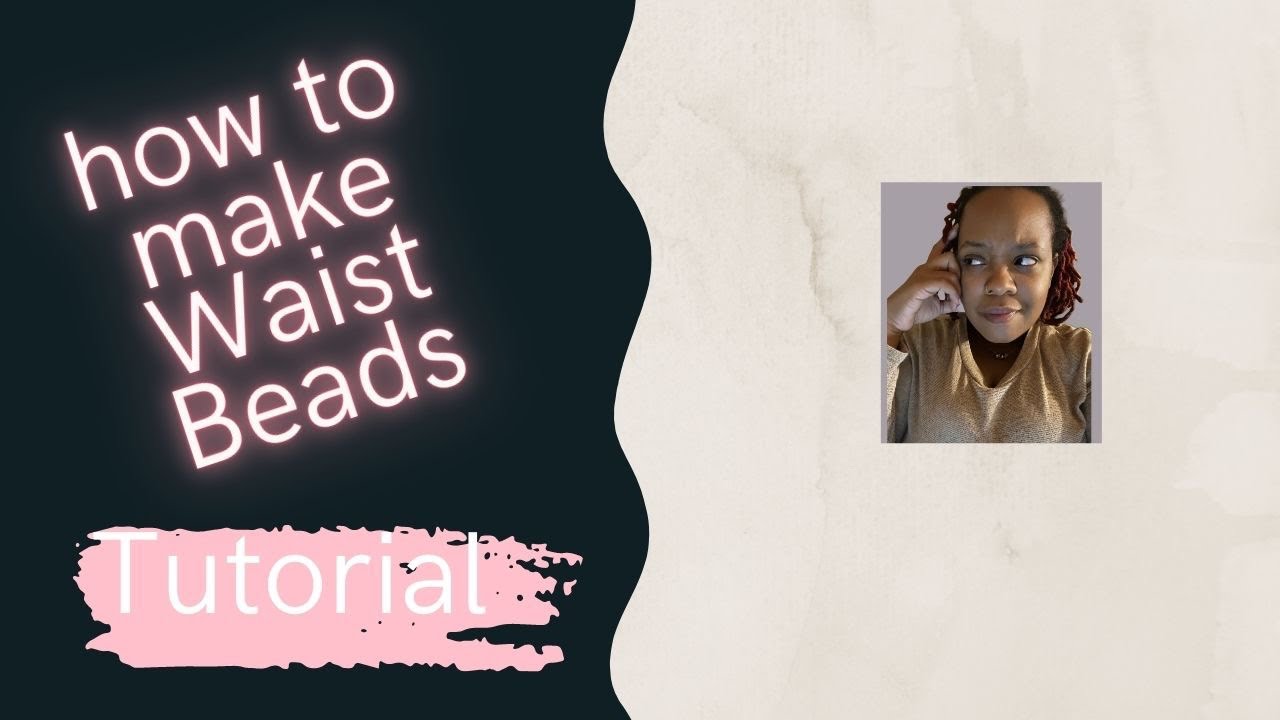 How to make waist beads Tutorial #waistbeads #tutorial #handmadejewelry ...