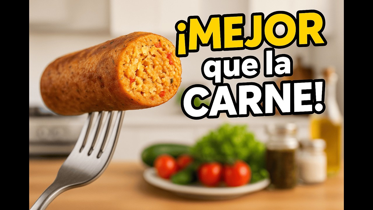 🌭 Cómo hacer SALCHICHAS VEGANAS – Receta completa paso a paso