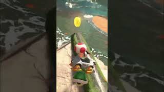 Toad Climbs to 2nd Place in Kart Race Thriller! #shorts