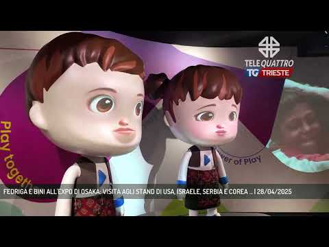 FEDRIGA E BINI ALL'EXPO DI OSAKA: VISITA AGLI STAND DI USA, ISRAELE, SERBIA E COREA ... | 28/04/2025
