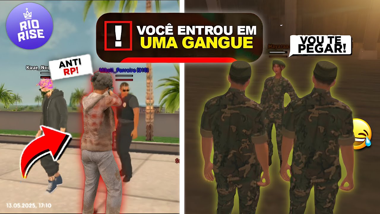 Entrei No EXÉRCITO Para CONSEGUIR Me VINGAR ☠️ - RIO RISE ROLEPLAY (Deu RUIM)😱