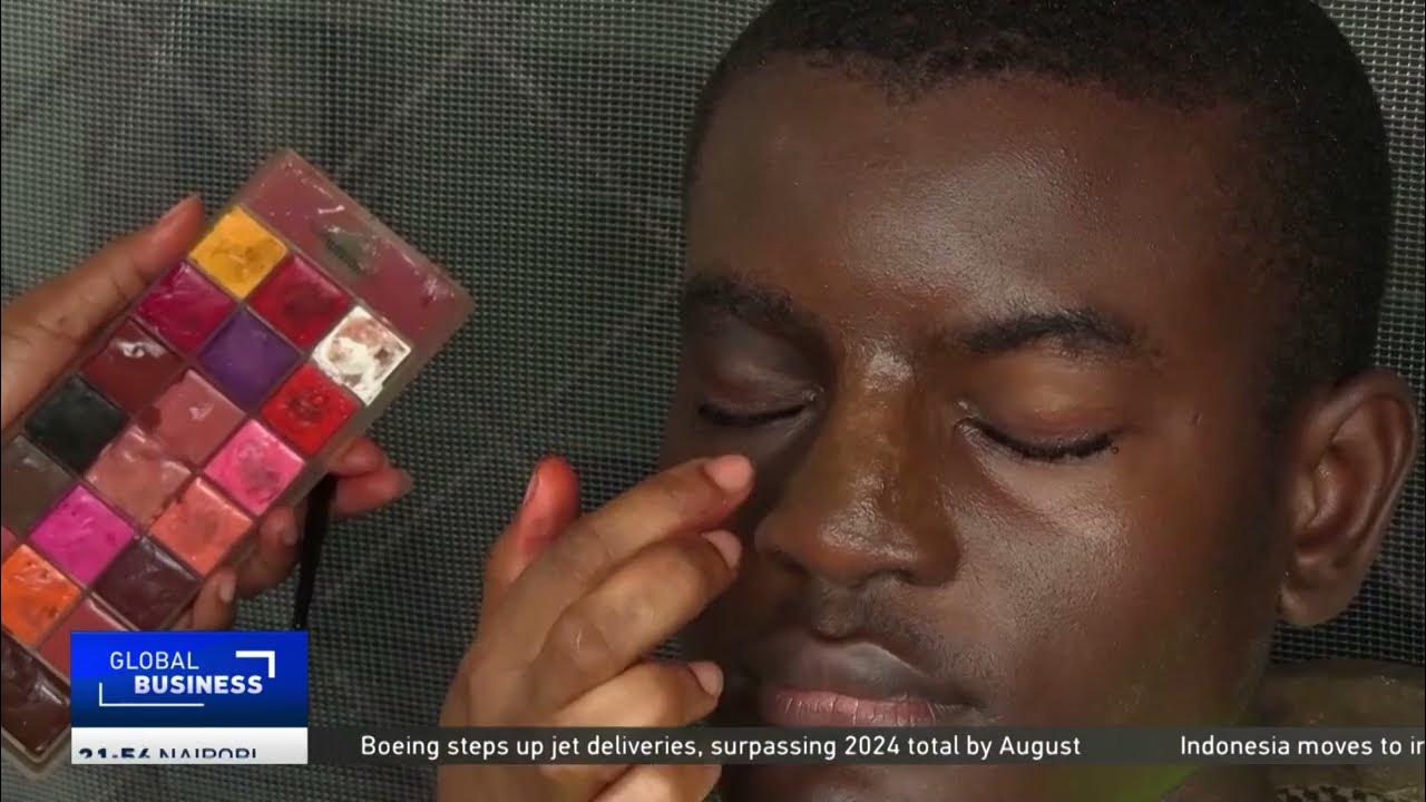 Cameroonian artist pioneers special effects makeup with local innovation