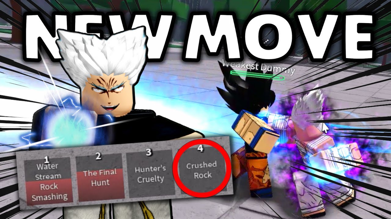 GAROU UPDATE in Roblox The Strongest Battlegrounds 