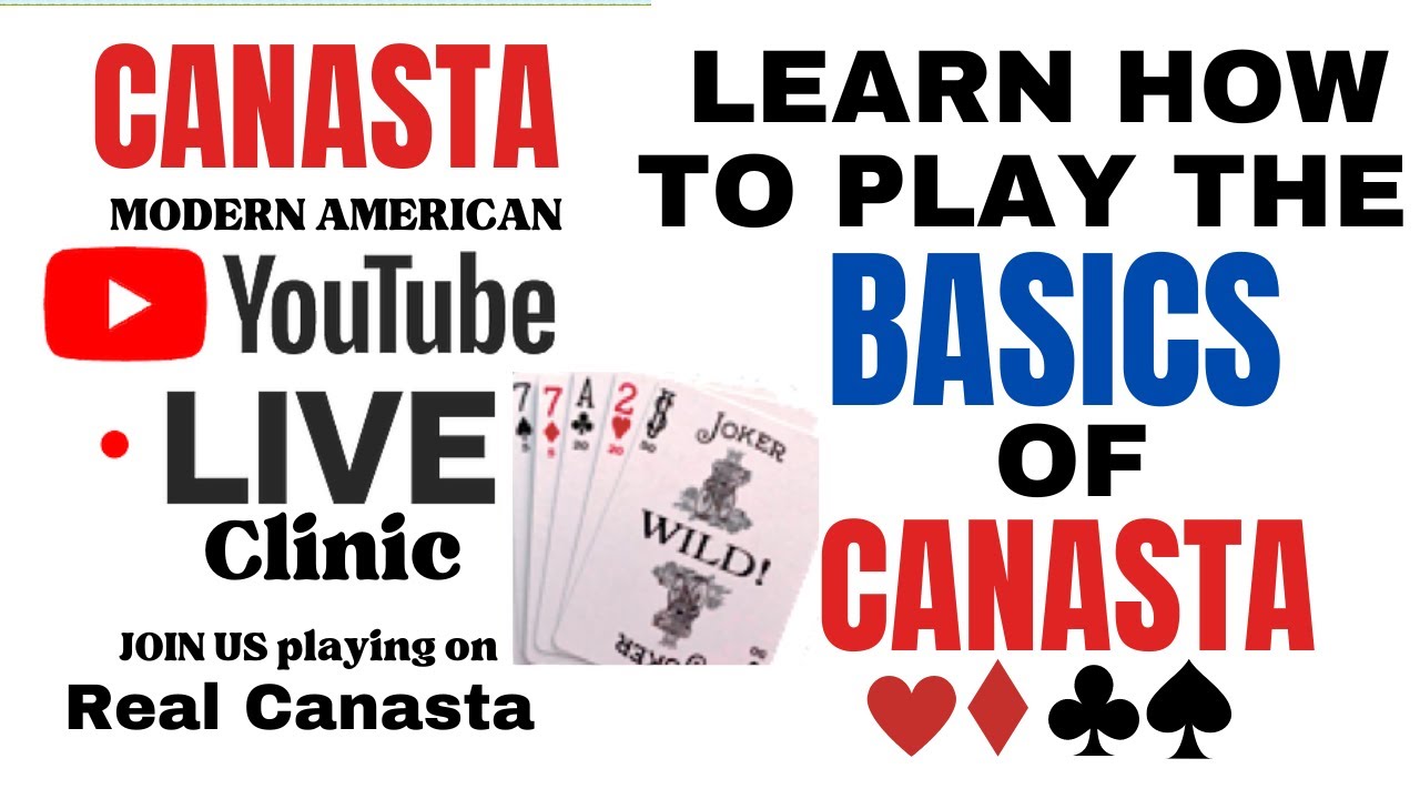 Easiest how to play canasta beginner tutorial start with the basics