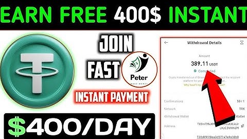 I earn $3 USDT 🤑 Official Telegram USDT Bot/ New Telegram Tether Bot/Perform Task & Stake &Earn USDT