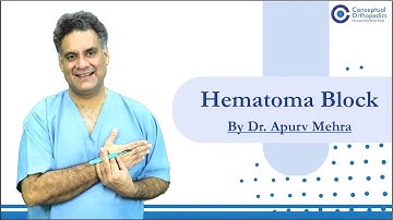 Hematoma Block by Dr. Apurv Mehra @ConceptualOrthopedics