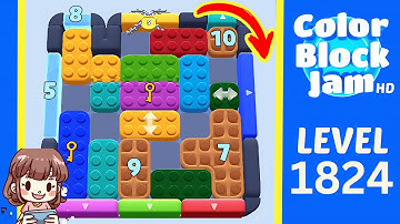 Color Block Jam Level 913 (1824) Solution Walkthrough