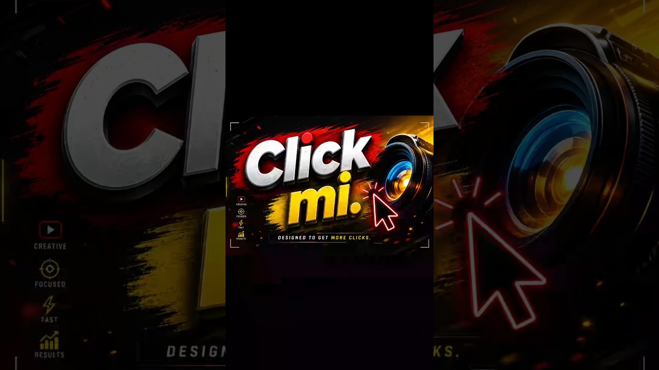 🚀 Turn Every Thumbnail Into a Click Magnet!Bold. Clean. High CTR. s #ThumbnailDesign #YouTubeGrowth