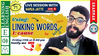 Live english learning 🌟 Grammar: How to Express Cause| Improve English | WooEnglish