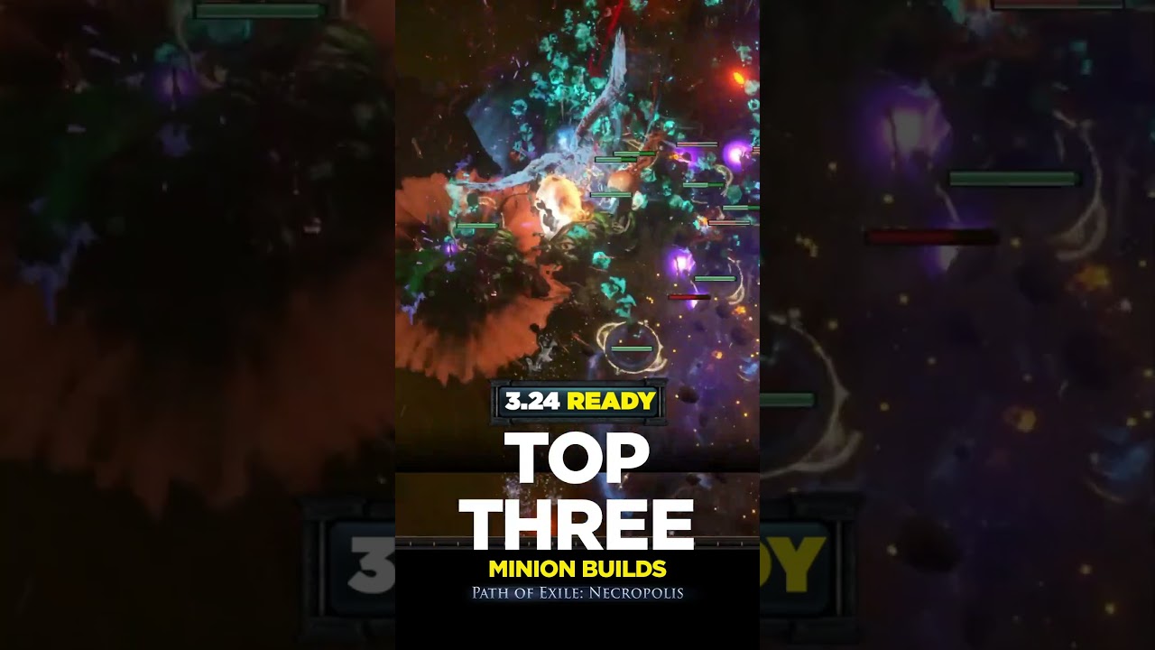 [POE 3.24] TOP 3 MINION BUILDS - Poe Builds #shorts #pathofexile #poebuilds #poe