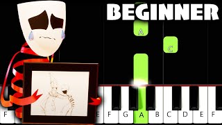 Kaufmo's Funeral (The Amazing Digital Circus 2) - BEGINNER Piano Tutorial