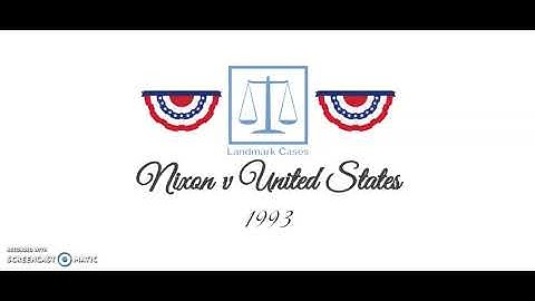 Nixon v United States (1993)