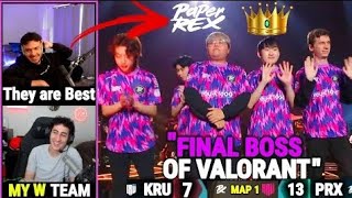 Tarik & Subroza Reacts to PRX Unbelievable Performance & Dominate Kru Esports in VCT Champions 2023