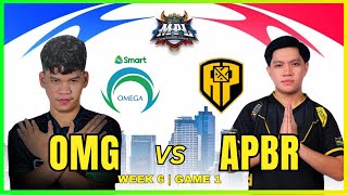 OMG vs APBR | GAME 1 | REGULAR SEASON WEEK 6