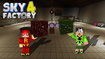 #61 SkyFactory 4, Octuple Compressed Sugar Cain und Netherrack
